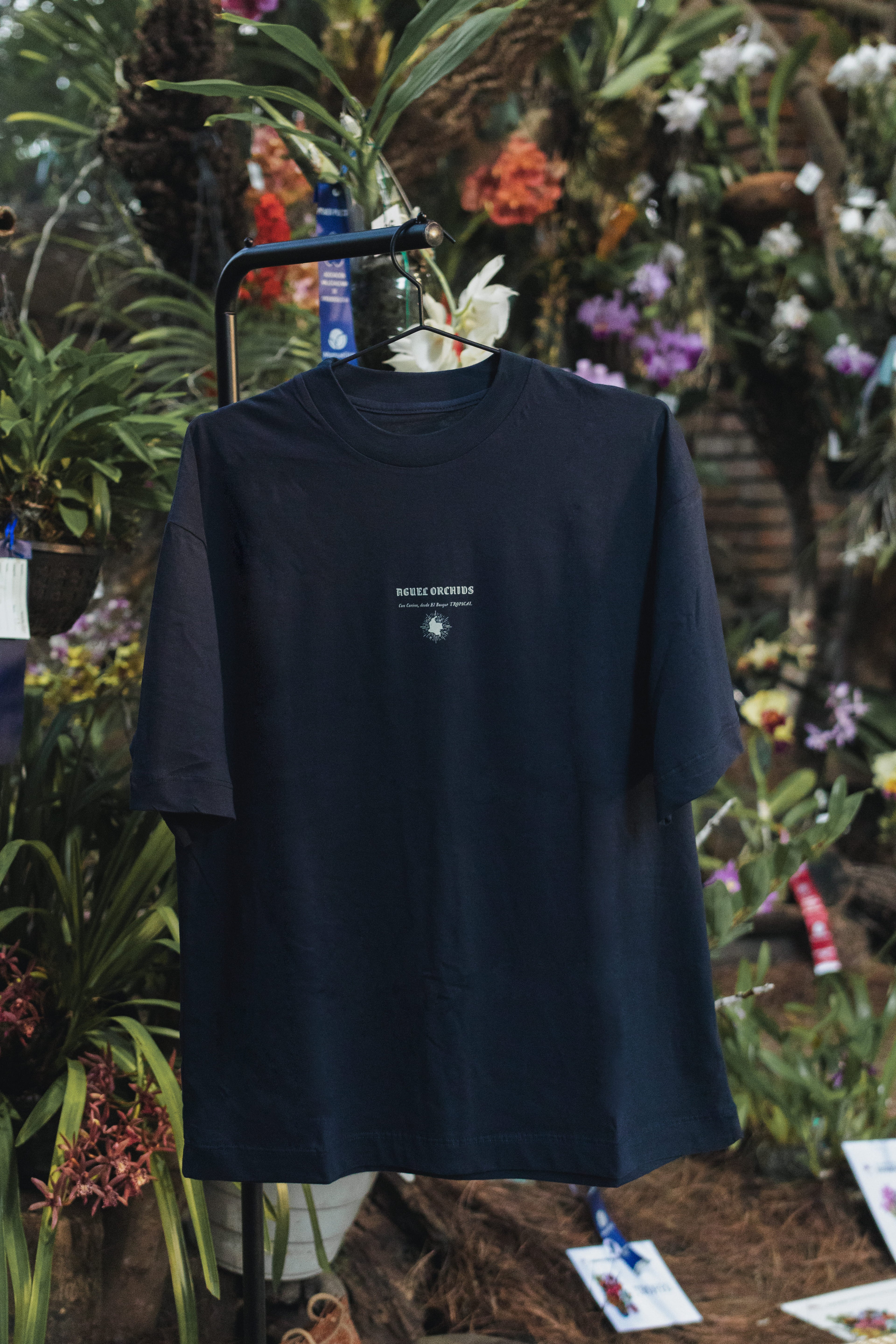 Camiseta Oversized Azul – Odontoglossum crispum