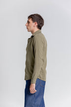 Camisa Clásica Verde Oliva