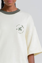 Camiseta Balsaje Estampado Verde Oliva