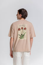 Camiseta Oversized Masdevallia Coccinea Khaki