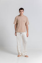 Camiseta Oversized Masdevallia Coccinea Khaki